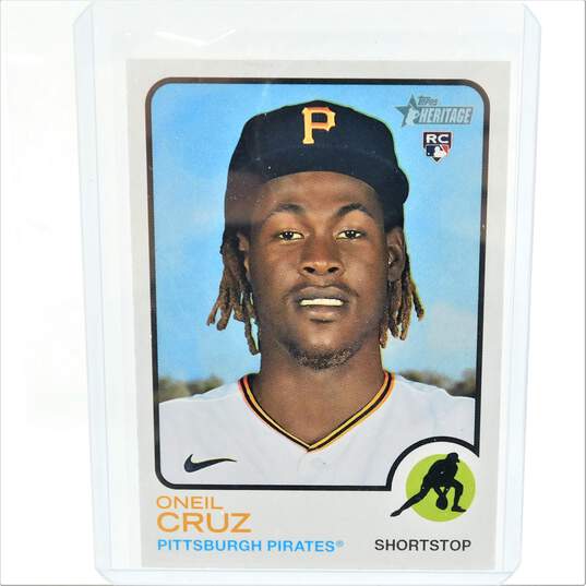 (2) 2022 Oneil Cruz Rookie Cards Pittsburgh Pirates image number 4