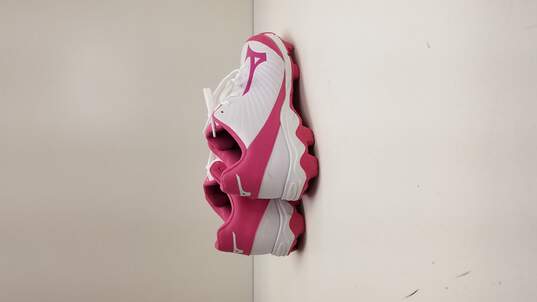 Mizuno Women's 9-Spike Advanced Finch Franchise 7 White Pink image number 4