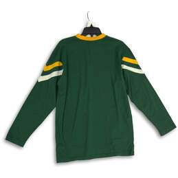 Mens Green Yellow Green Bay Packers Long Sleeve Pullover T-Shirt Size Large alternative image