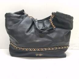 Jessica Simpson Chain Black Shoulder Bag
