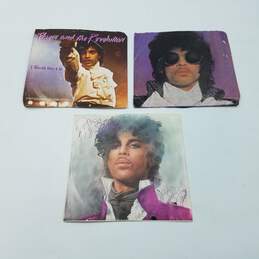 Lot of 3 Prince 7 Inch Records with Picture Sleeves