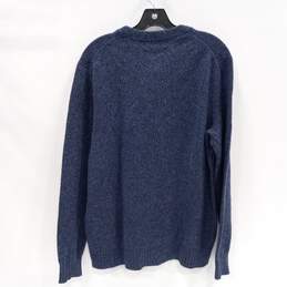 Banana Republic Men's Blue Long Sleeve Crewneck Sweater Size L NWT alternative image