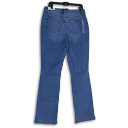 NWT Maurices Womens Light Blue Denim Medium Wash Bootcut Leg Jeans Size 14 alternative image