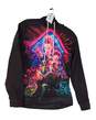 Boys Black Stranger Things Long Sleeve Graphic Pullover Hoodie Size XS image number 1