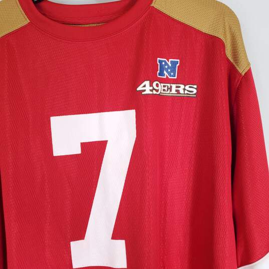 NFL Men Red 49ers #7 Shirt XLT NWT image number 2