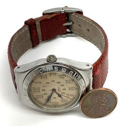 Designer Swatch Silver-Tone Adjustable Strap Round Dial Analog Wristwatch alternative image