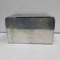Vintage Silver Tone Metal Bread Box By Lincoln Beauty image number 2