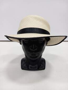 Barranco Women's Panama Hat W/ Bow Sz S