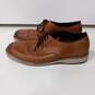 Men's Brown Leather Dress Shoes Size 10 image number 4