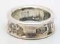 Tiffany & Co 1997 925 T & Co 1837 Concave Band Ring 7.5g image number 5