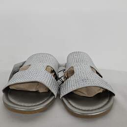 Mixit Grady Silver Women’s Flat Slip On Sandal