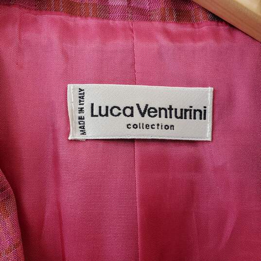 Luca Venturini Pink Silk Polyester Blazer Jacket Women's 6 image number 4
