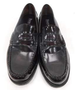 G.H. Bass & Co. Dark Brown Leather Slip-On Shoes Size Men's 10.5