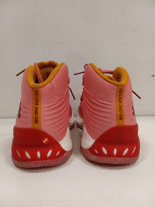 Men's Crazy Explosive LA Pink Basketball Shoes Size 16 image number 4