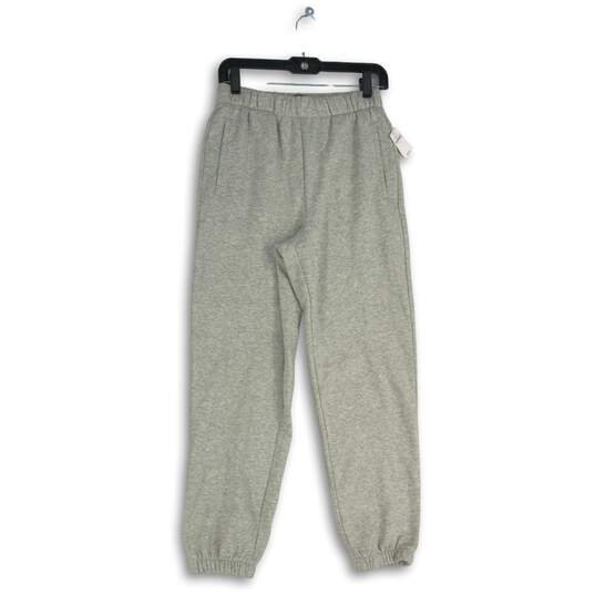 NWT Gap Mens Gray Pockets Elastic Waist Pull-On Tapered Leg Sweatpants Size S image number 1