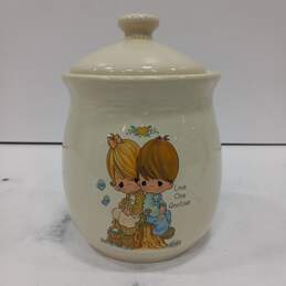 Precious Moments Love One Another Canister w/Lid