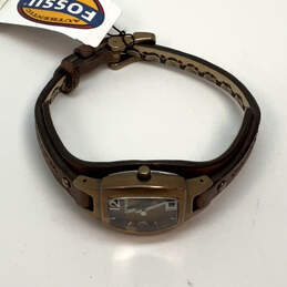 Designer Fossil JR-9760 Gold-Tone Dial Adjustable Strap Analog Wristwatch alternative image