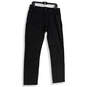 NWT Womens Black Denim Dark Wash 5-Pocket Design Straight Leg Jeans Sz 32/32 image number 1