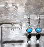 Assortment of 3 Pairs Sunwest Silver Co.  Sterling Silver Earrings - 8.8g image number 3