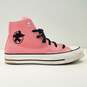 Stussy x Converse Chuck Taylor All-Star 70 Hi Women's Shoes Pink Size 8 image number 2