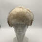 NWT Womens White Brown Tip Faux Fur Fashionable Round Cossack Hat image number 1