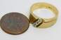 Vintage 14K Yellow Gold 0.06 CTTW Round Diamond 3 Stone Ring 5.2g image number 6