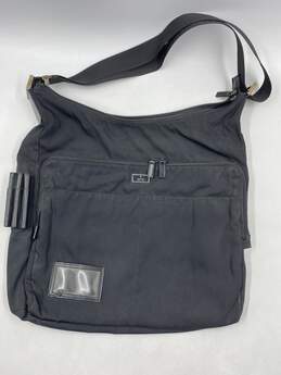 Authentic Gucci Black Nylon Messenger Bag
