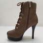 J Lo Jennifer Lopez Platform Combat Boots Taupe 8 image number 2