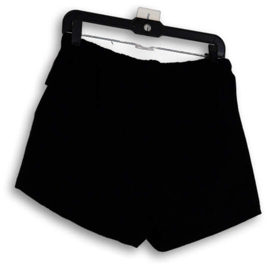 NWT Womens Black Elastic Waist Regular Fit Pull-On Sweat Shorts Size Medium image number 2