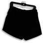 NWT Womens Black Elastic Waist Regular Fit Pull-On Sweat Shorts Size Medium image number 2