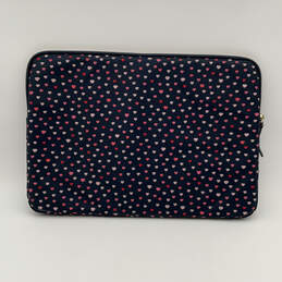 Womens Blue Pink Printed Padded Inner Pocket Zipper Stylish Laptop Case alternative image