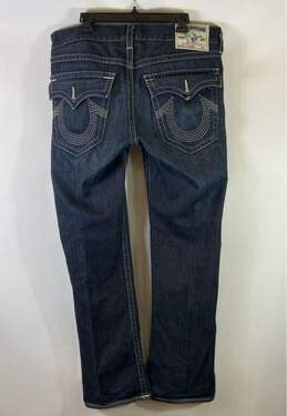 True Religion Blue Straight Jeans - Size 36 alternative image