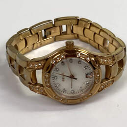 Designer Relic ZR12067 Gold -Tone White Round Dial Quartz Analog Wristwatch alternative image