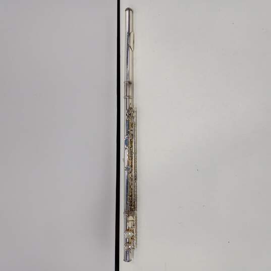 Borg Silvertone Student's Flute w/ Case & Accessories image number 2