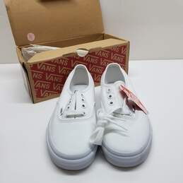 Vans True White Lace Up Sneakers Womens Size 6.5
