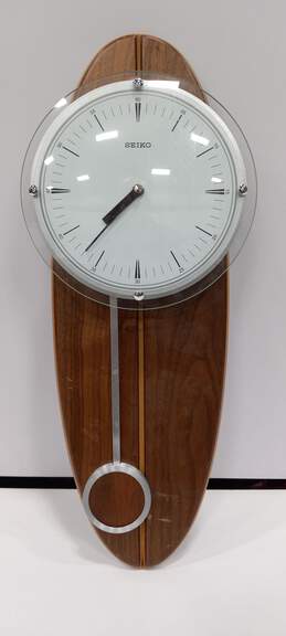 Seiko Wooden Hanging Wall Clock