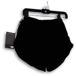NWT Womens Black Elastic Waist Stretch Pull-On Activewear Shorts Size S alternative image