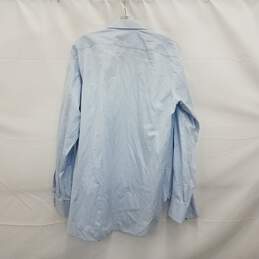 Brioni Blue Dress Shirt Size 43/ 17 alternative image