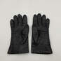 Mens Black Leather Rabbit Fur Multipurpose Casual Winter Gloves Size 7 image number 2