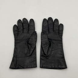 Mens Black Leather Rabbit Fur Multipurpose Casual Winter Gloves Size 7 alternative image