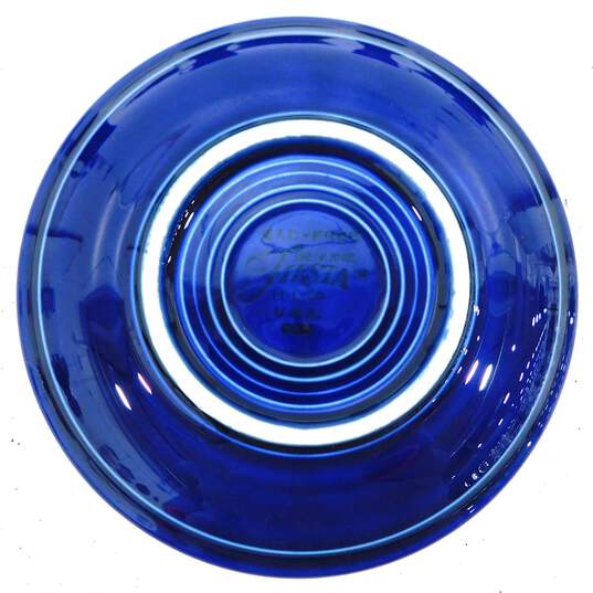 VTG Fiestaware Cobalt Blue Set of 4 Coffee Cups & Saucers image number 3