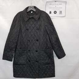 AUTHENTICATED WOMEN'S BURBERRY QUILTED COAT SIZE LARGE