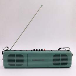 Sharp QT-F60 Blue Cassette BoomBox AM/FM Radio
