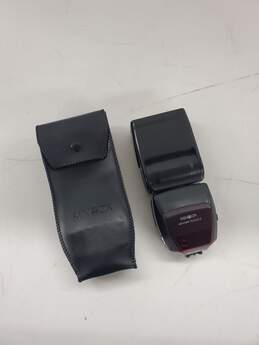 Minolta Camera Flash with Case - Untested