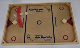 Carrom Champion Nok Hockey Tabletop Game With Pucks And Sticks