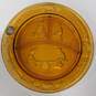 Tiara Amber Glass Children's Nursery Rhyme Divided Plate image number 2