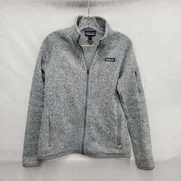 Patagonia WM's Better Heathered Gray Full Zip Jacket Size M