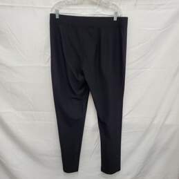 NWT Eileen Fisher WM's Black Slim Stretch Crepe Pants Size L alternative image