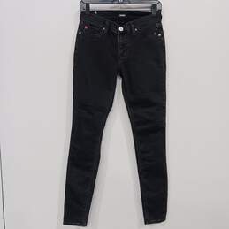 Women's Hudson Krista Black Super Skinny Jeans Size 26 NWT