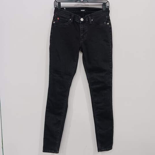 Women's Hudson Krista Black Super Skinny Jeans Size 26 NWT image number 1